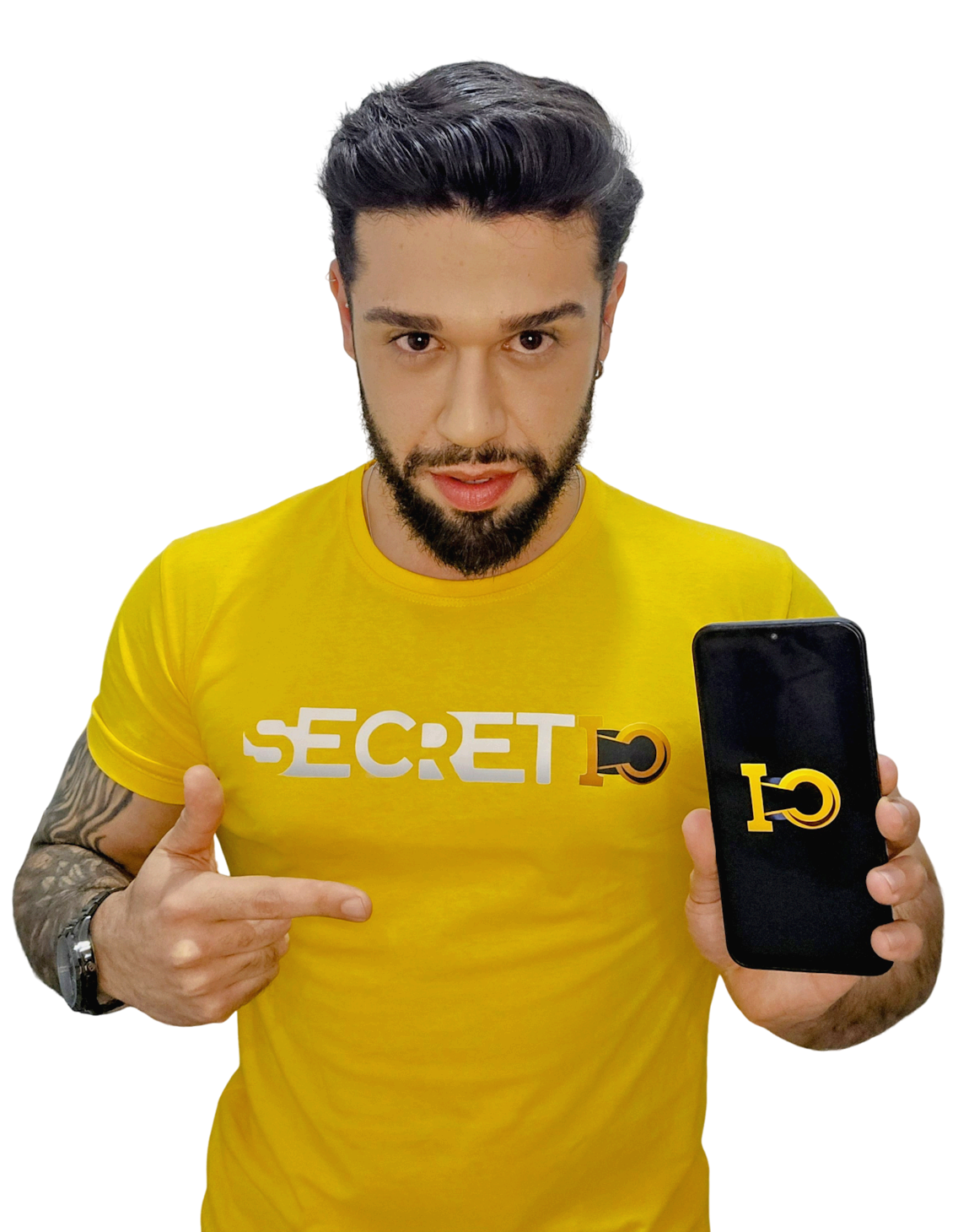 Person with mobile